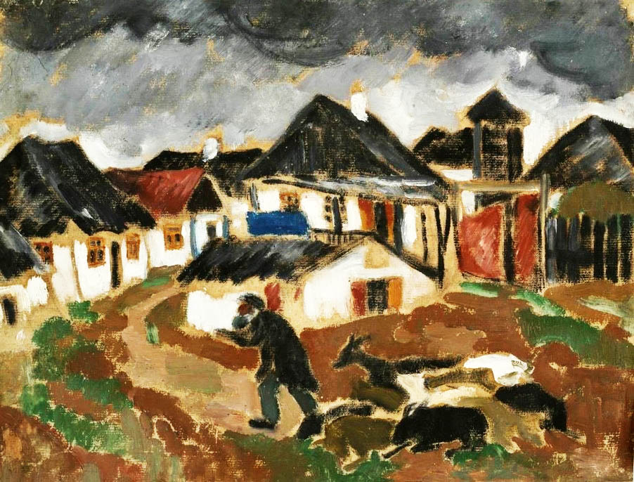 «Містечко Крути». 1913. Полотно, олія